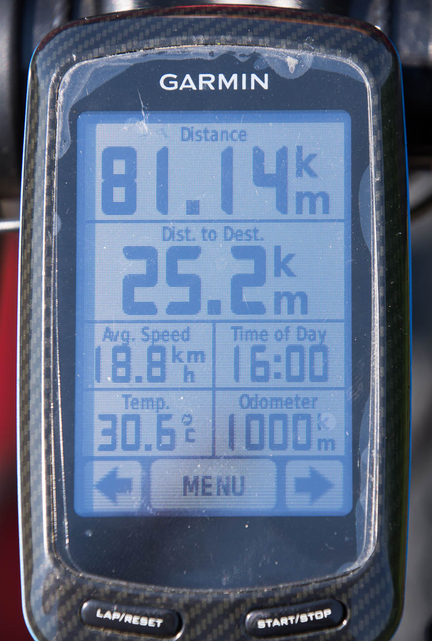 cycled 1000 kilometers odometer