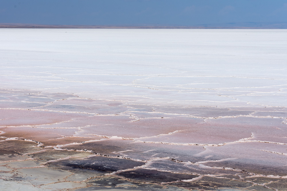 Tuz Gölü salt lake went on for miles - and was being used as target practice for Turkish soldiers