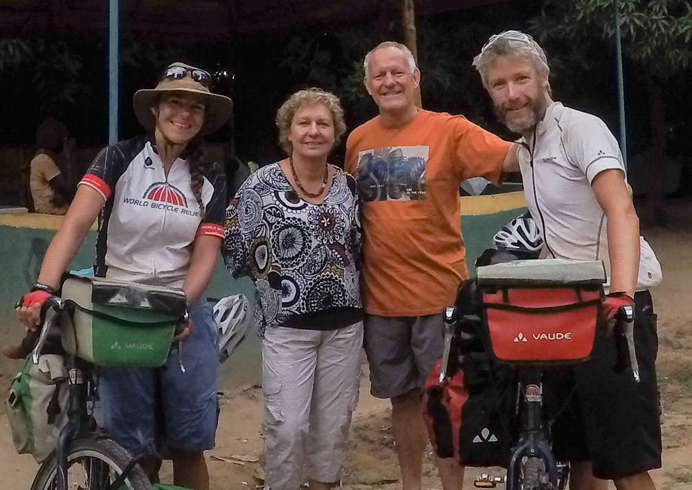 It was great to meet Tom and Eva who are travelling Africa in their huge Unimog 4X4.